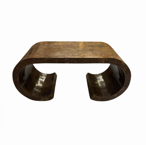 Coconut Shell Lacquered Coffee Table