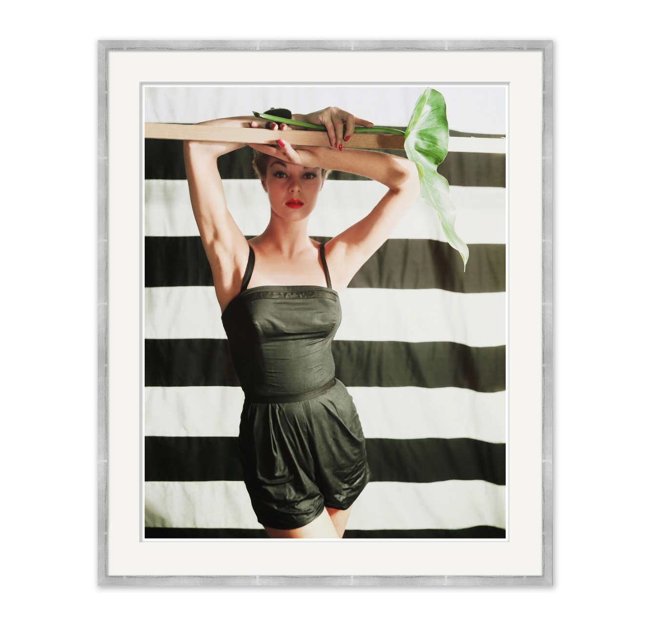 VOGUE MAGAZINE "JEAN PATCHETT IN SUNSUIT" HORST P. HORST, JANUARY 1951
