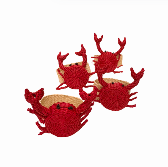 Crab Napkin Ring, Set of 4