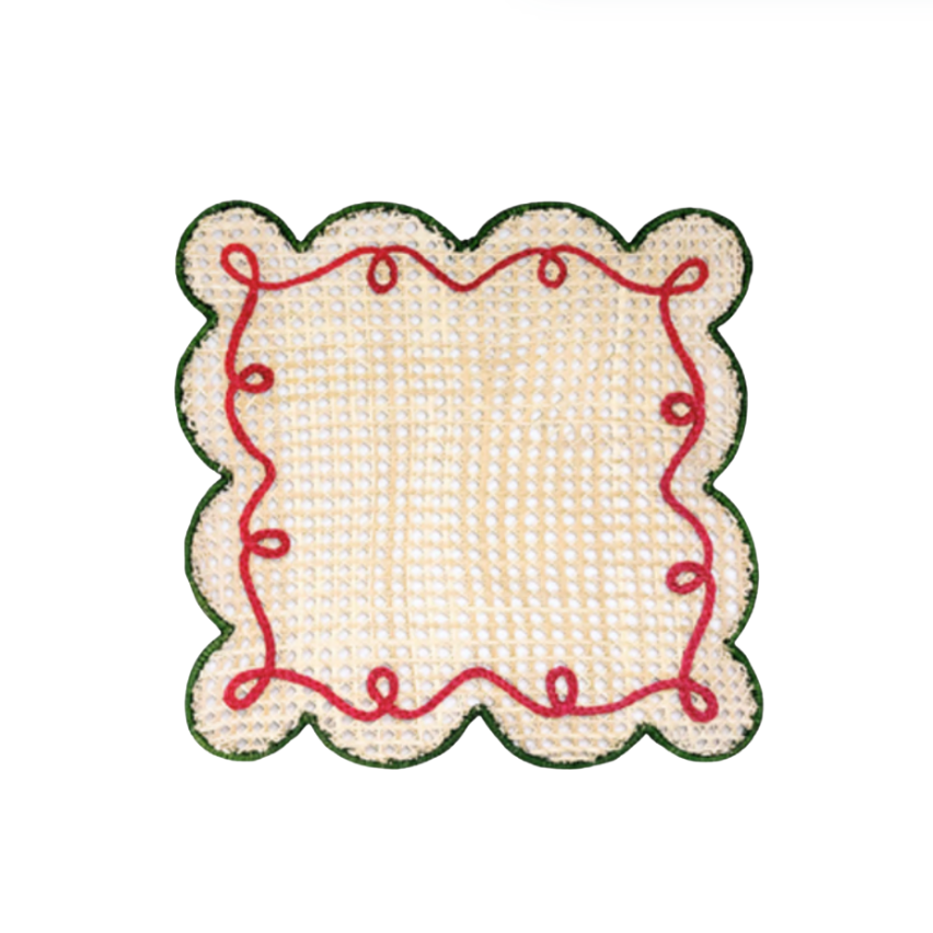 Holiday Ribbon Squared Placemat