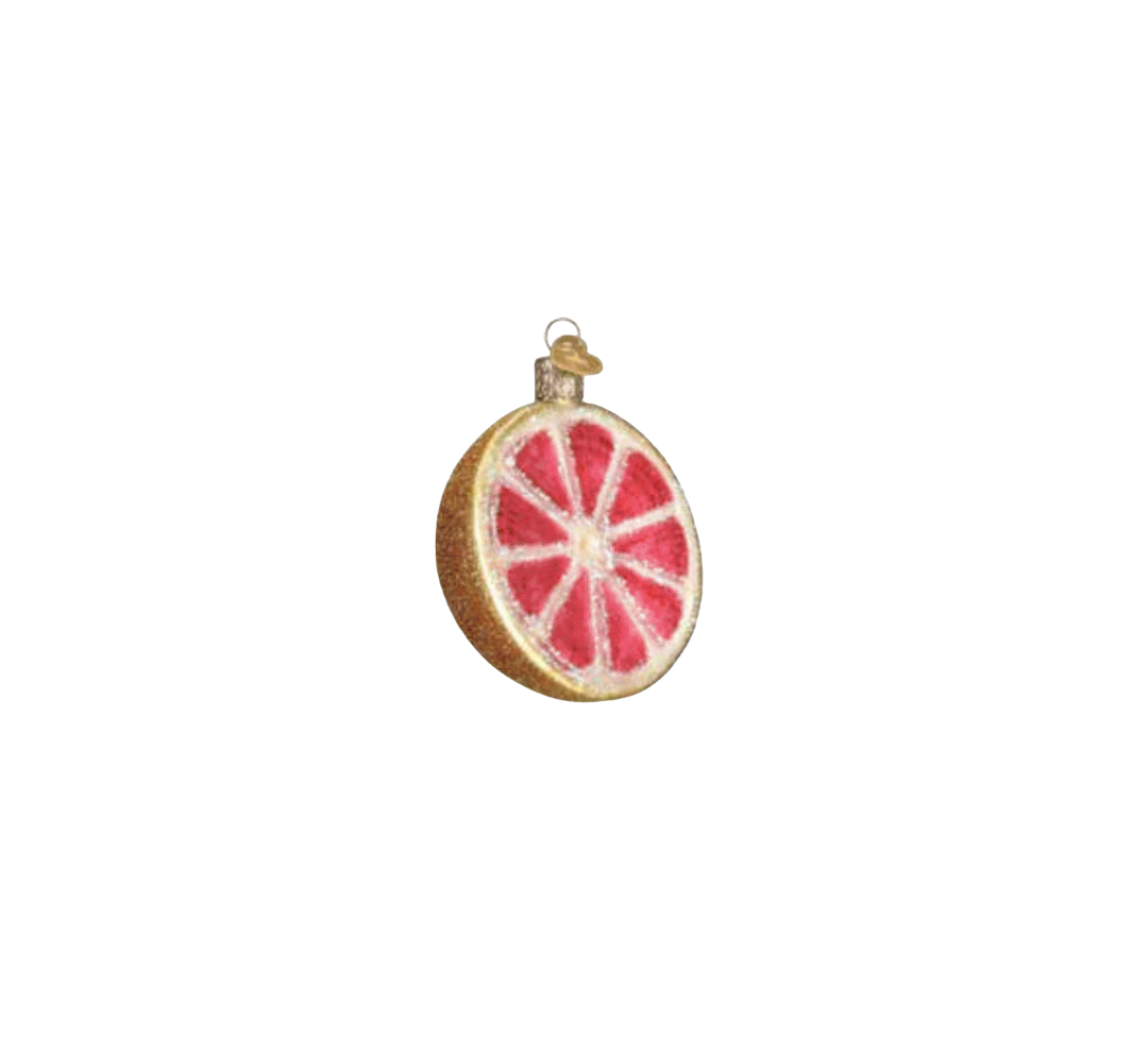 Sliced Grapefruit Ornament