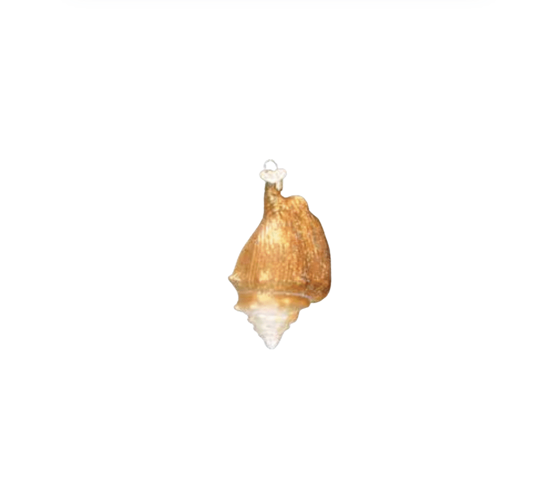 Golden Shell Ornament
