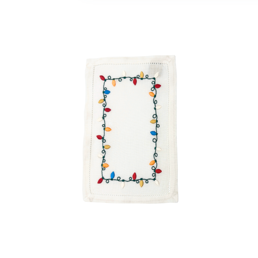 Holiday Lights Cocktail Napkins, Set of 4