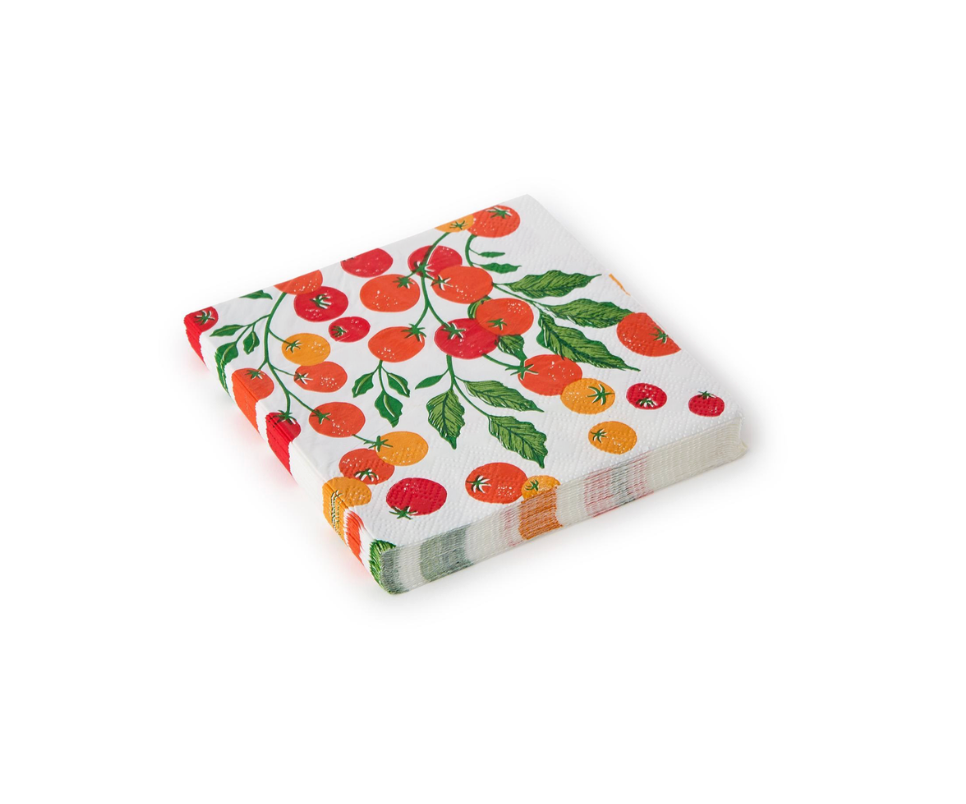 Garden Harvest Paper Cocktail Napkin