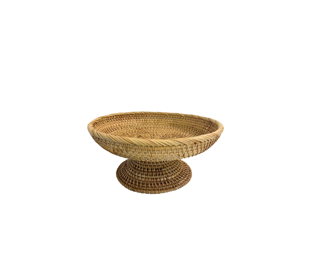Large Rattan Fruit Bowl