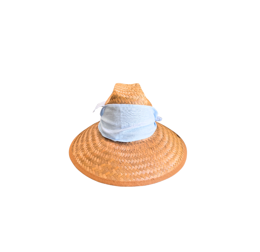 STRAW HAT & SCARF - DANIELLE ROLLINS X GLAMPWEAR