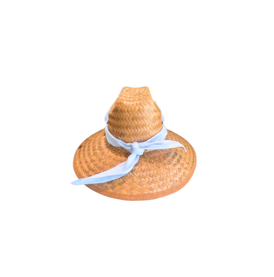 STRAW HAT & SCARF - DANIELLE ROLLINS X GLAMPWEAR