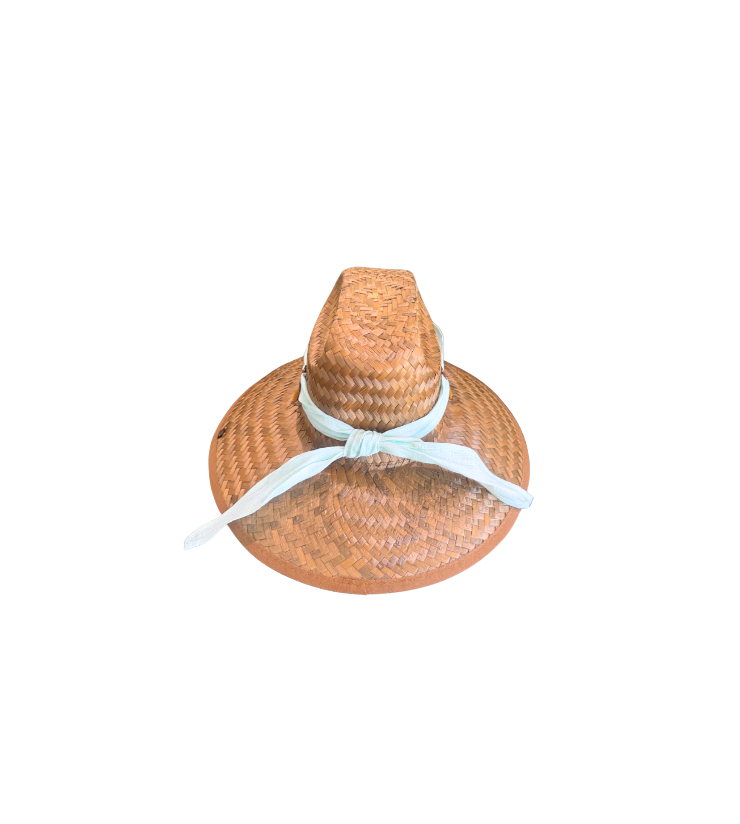 STRAW HAT & SCARF - DANIELLE ROLLINS X GLAMPWEAR