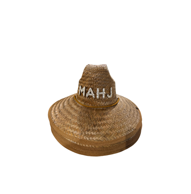 MAHJ STRAW HAT - DANIELLE ROLLINS X GLAMPWEAR