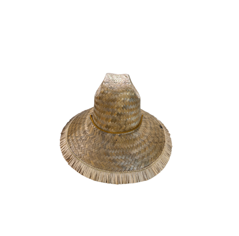 RAFFIA FRINGE STRAW HAT - DANIELLE ROLLINS X GLAMPWEAR