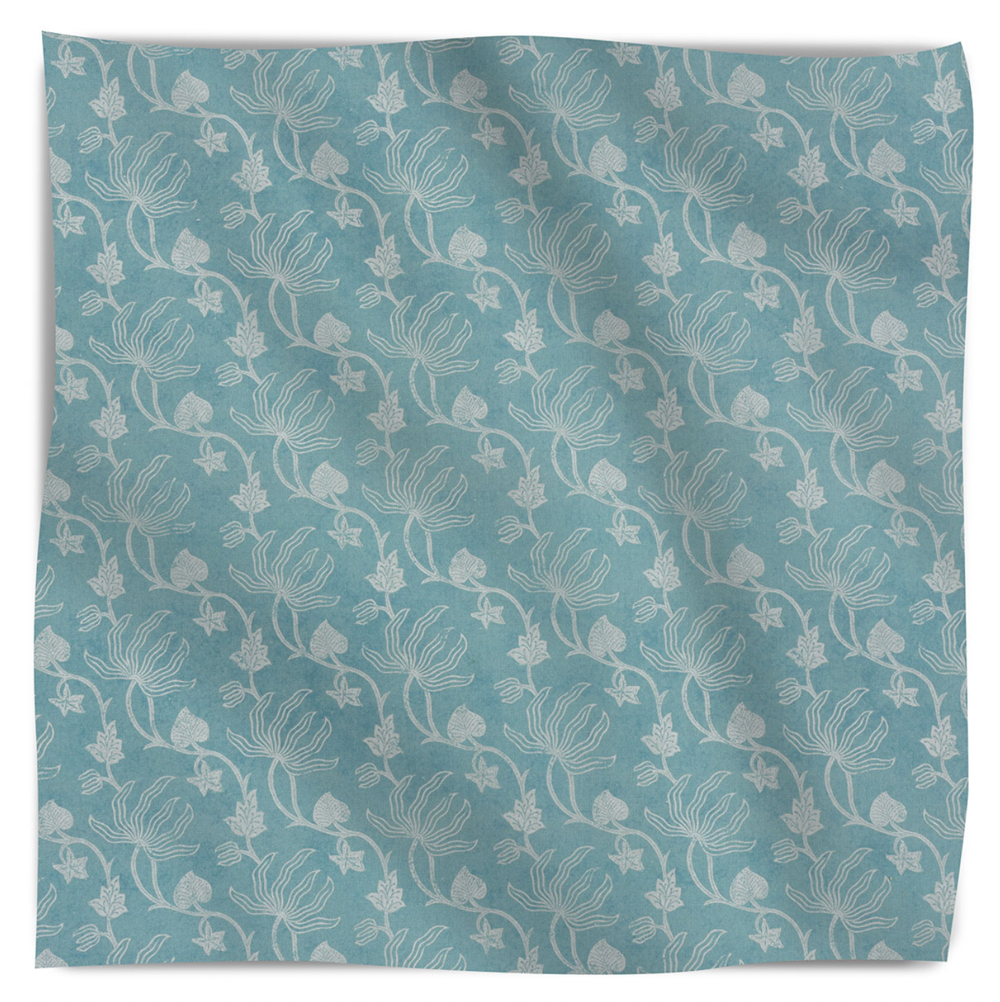 Orchid Vine Fabric in Summer Sky