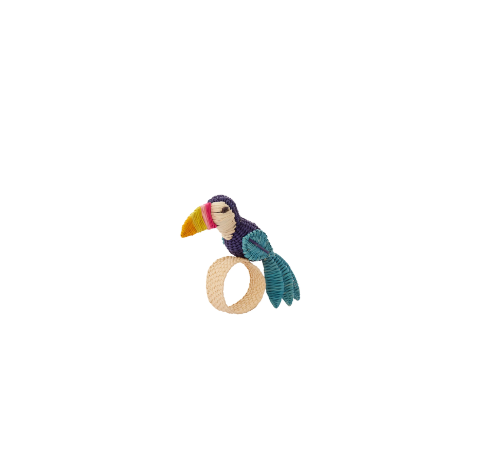 Toucan Napkin Ring, Set of 4