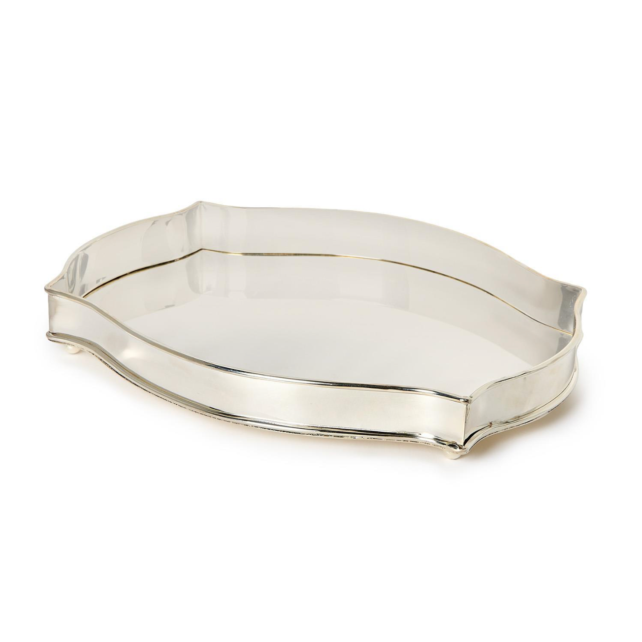 Silver Serving / Desk Tray