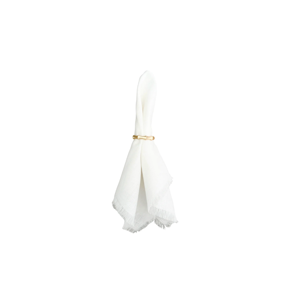 Metal Bamboo Napkins, Set of 4
