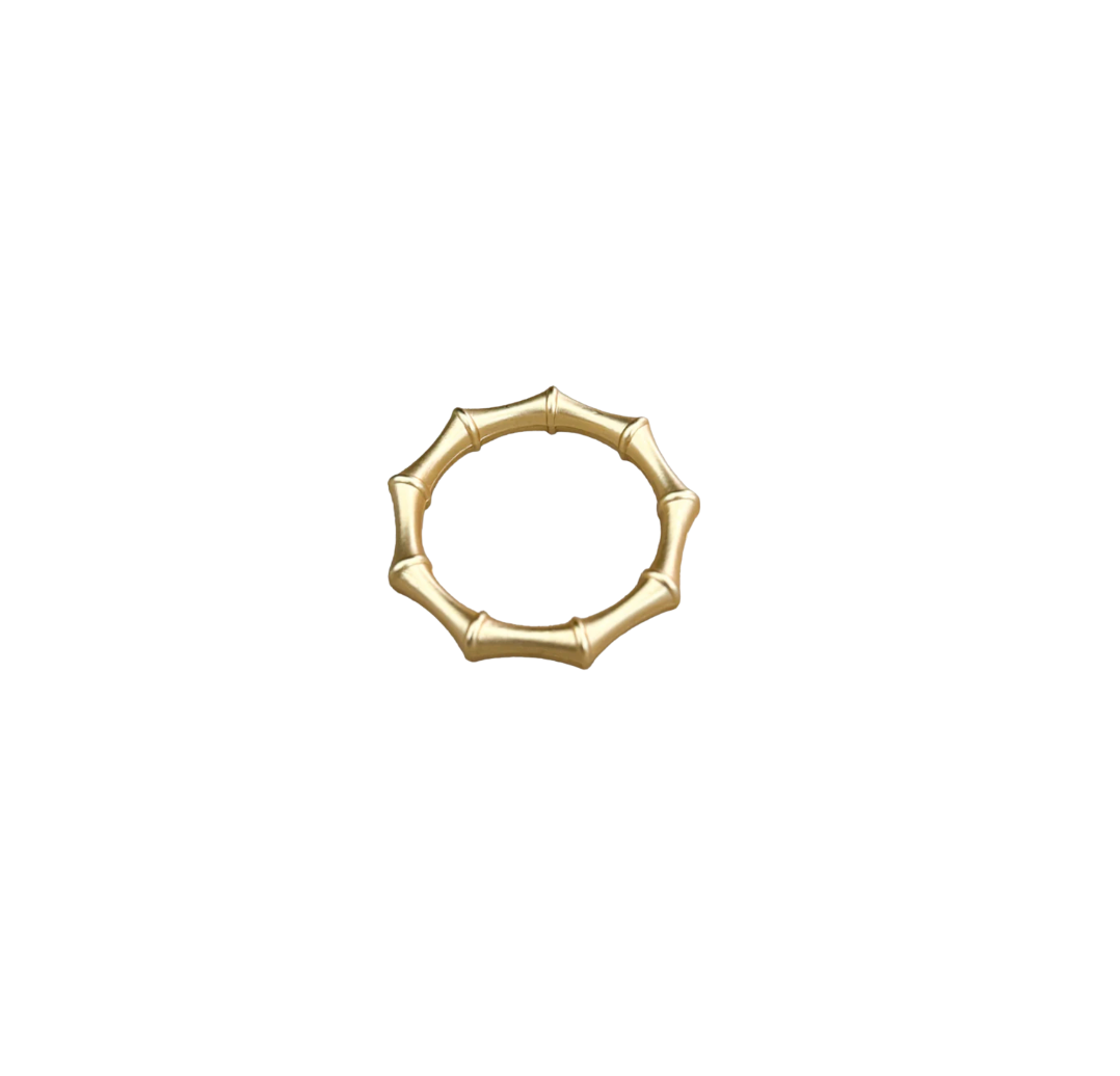 Metal Bamboo Napkins, Set of 4