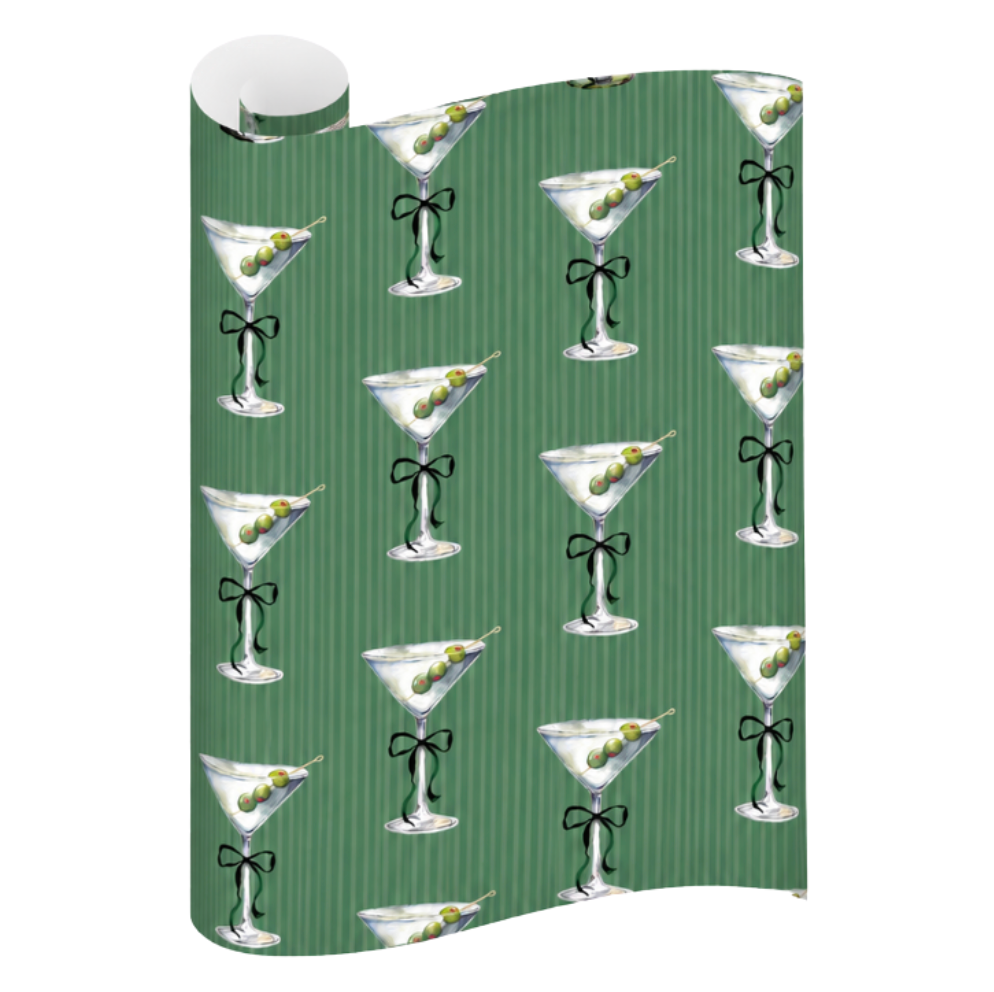 Martini Gift Wrapping Paper