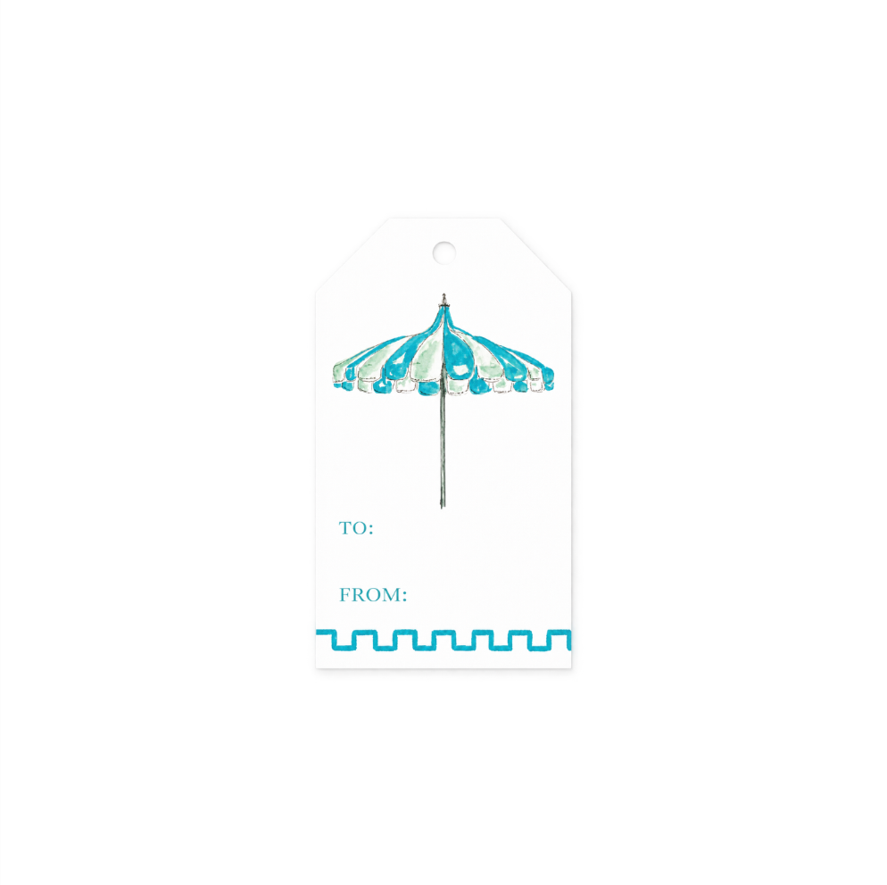 Cabana Stripe Gift Tags