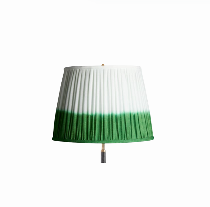 Shibori Striped Linen Lamp Shade 16"