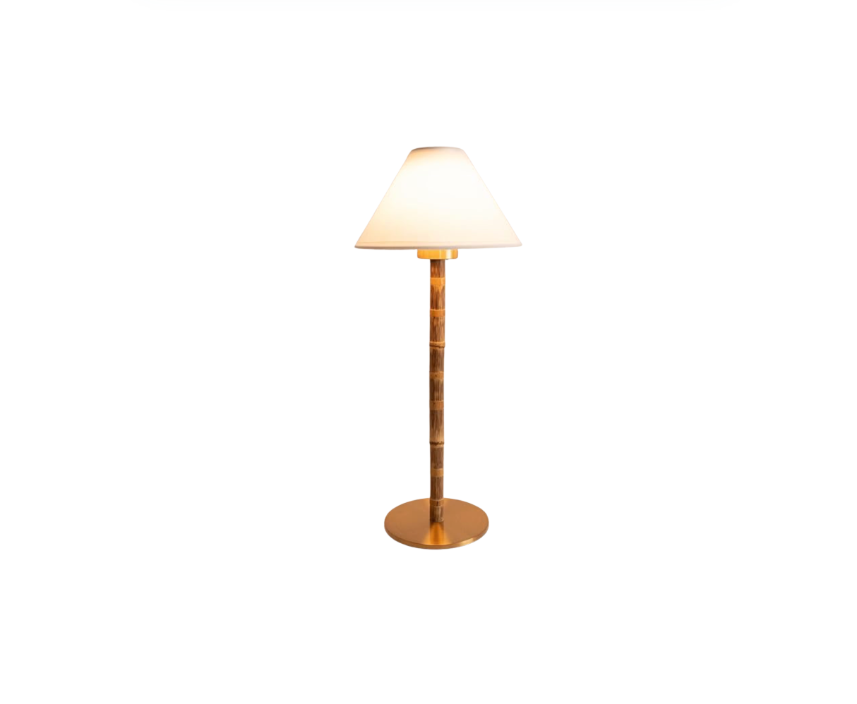 Faux Bamboo Portable Lamp