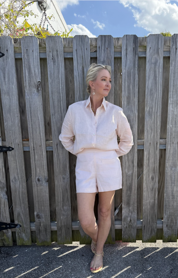 Suzy Shirt in Handkerchief Linen