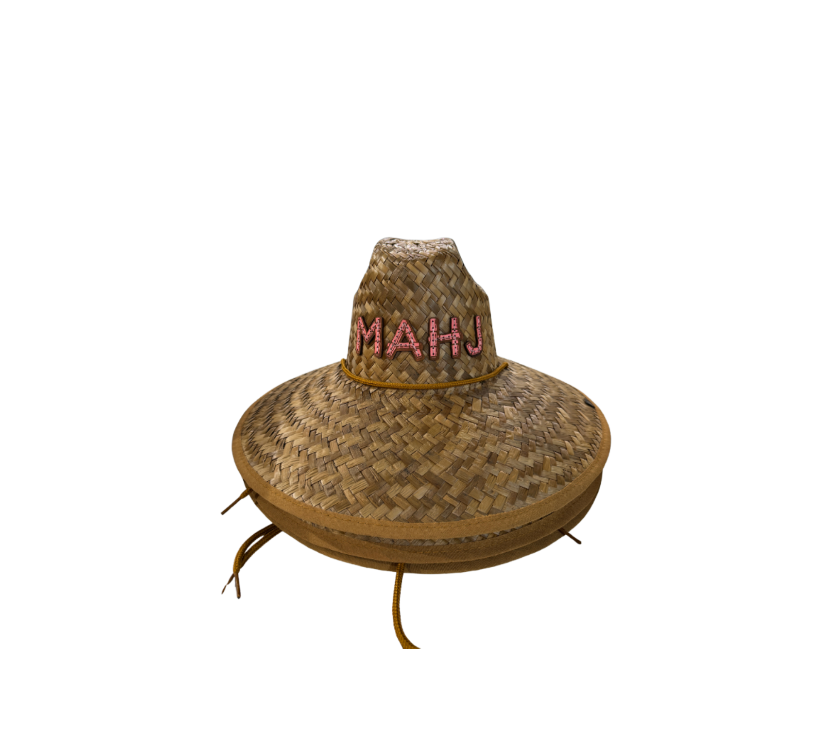 MAHJ STRAW HAT - DANIELLE ROLLINS X GLAMPWEAR