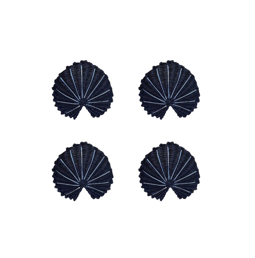 Shell Napkin Ring, Set of 4
