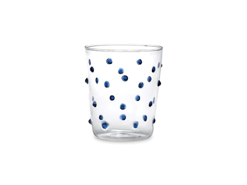 Party Tumblers Blue Dots, Set of 6