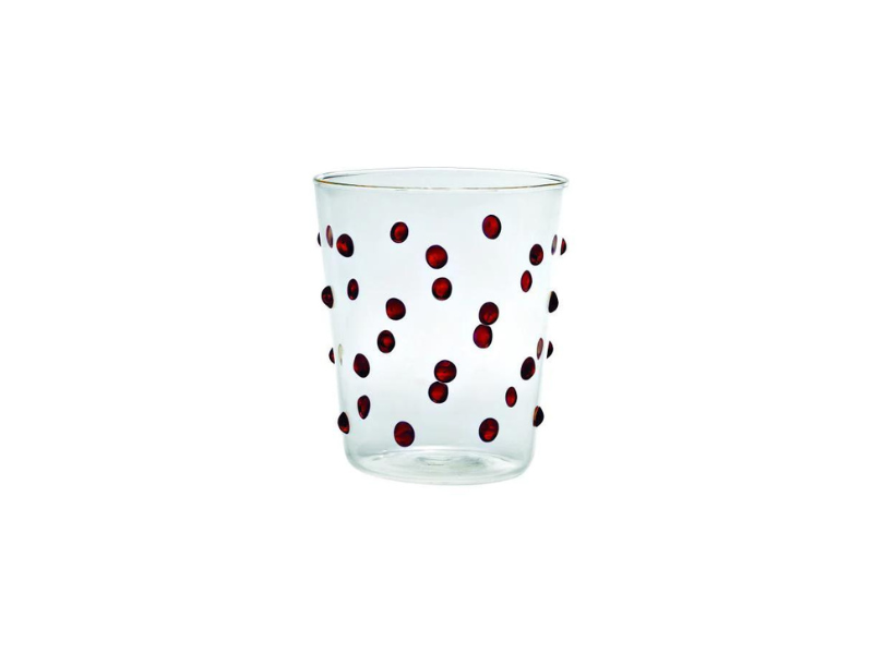 Party Tumblers Red Dots, Set of 6