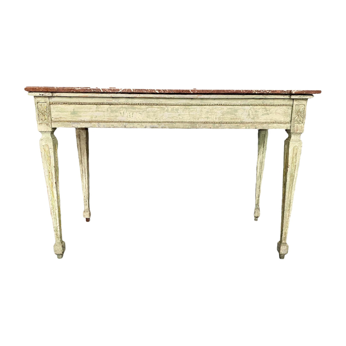 Antique Italian Neoclassical Style Console on a white background