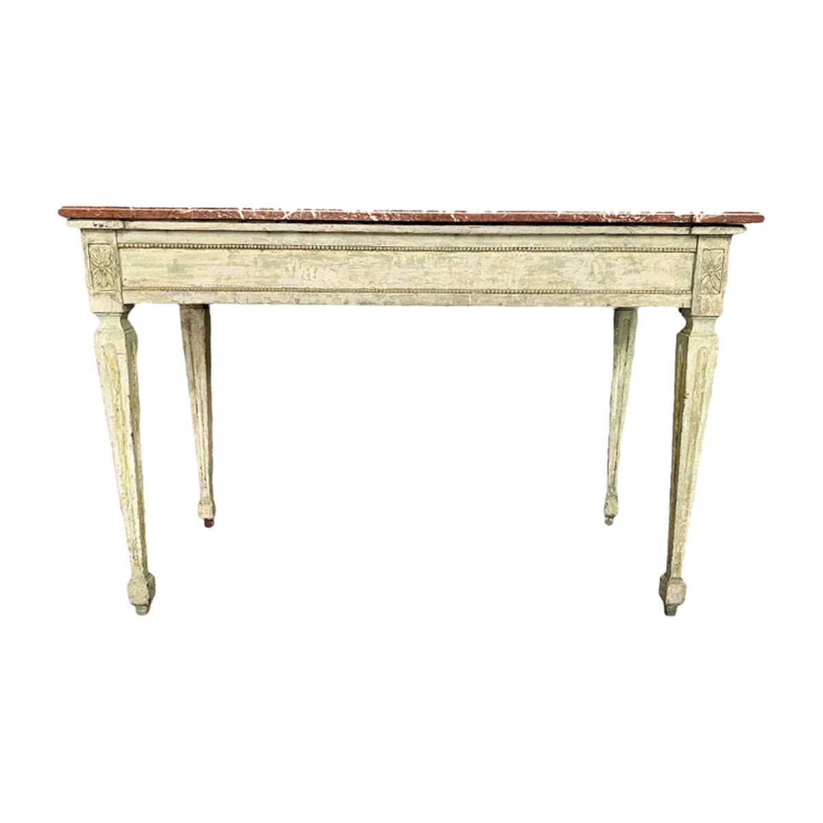 Antique Italian Neoclassical Style Console on a white background