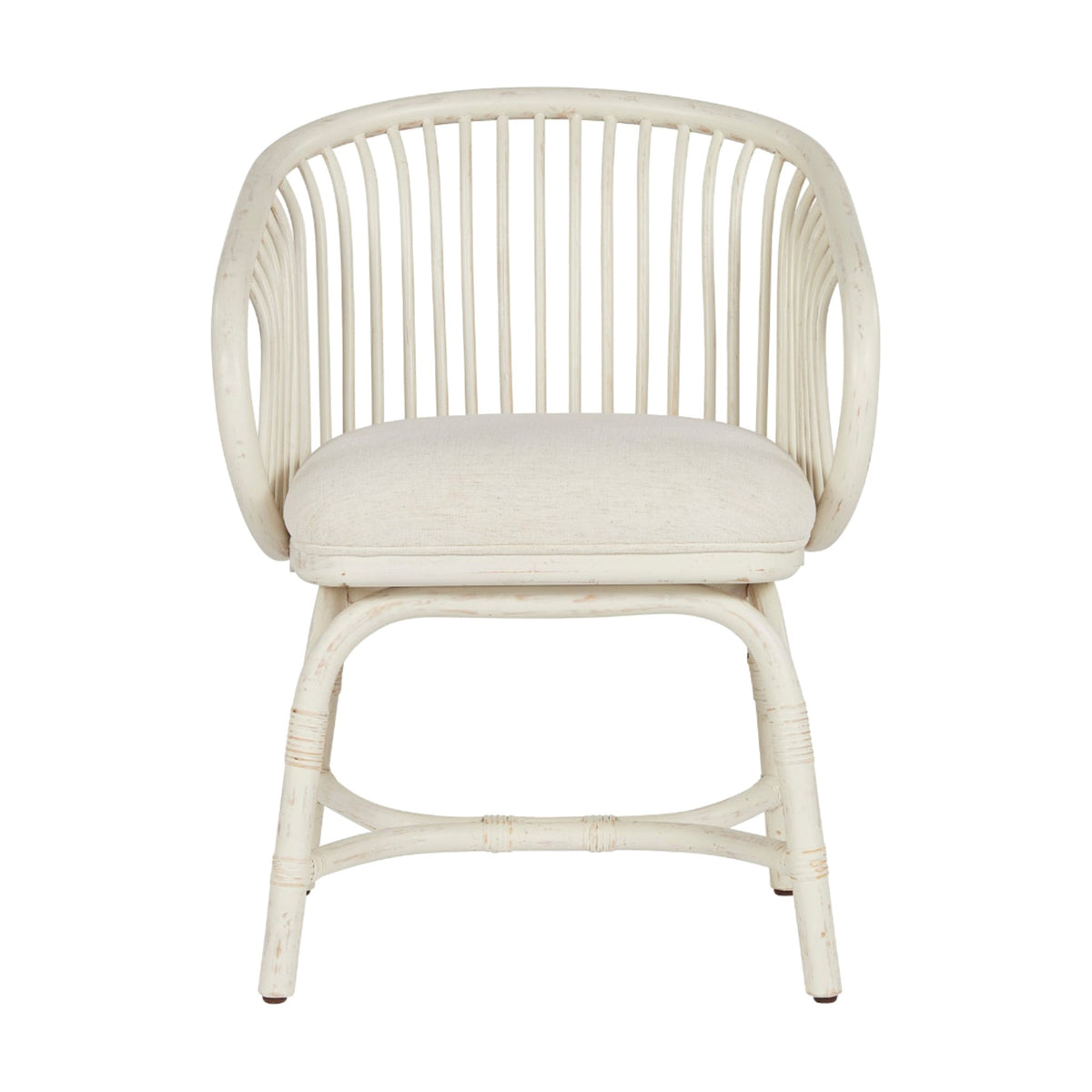 Aruba Rattan Chair on a white background