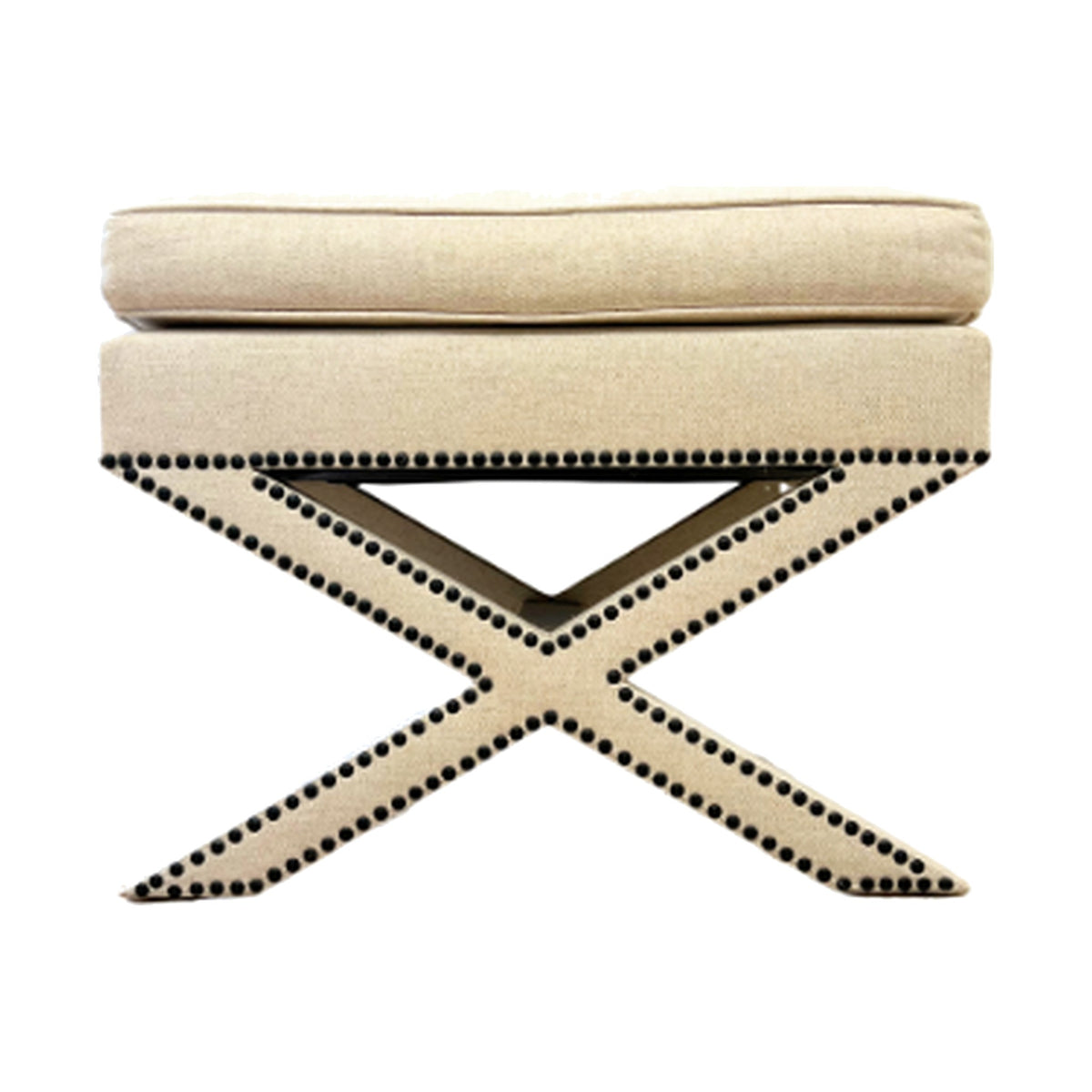 Billy Baldwin x Danielle Rollins Bench on a white background