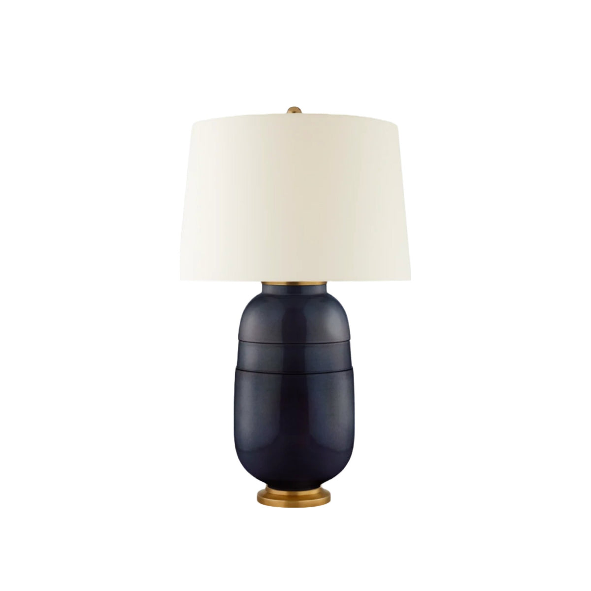 Black Newcomb Medium Table Lamp, shown on a white background