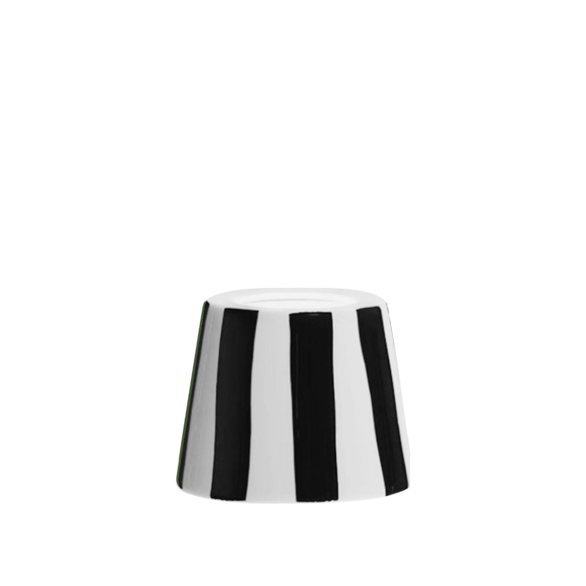 Black Stripe Ceramic Shade, shown on a white background
