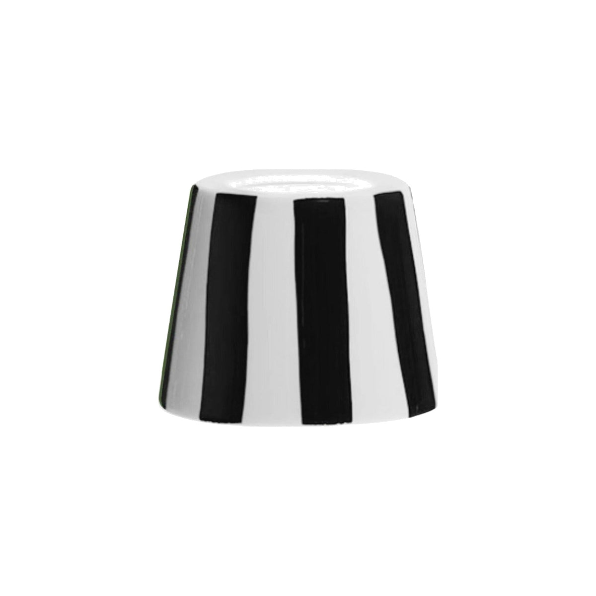 Black Stripe Ceramic Shade on white