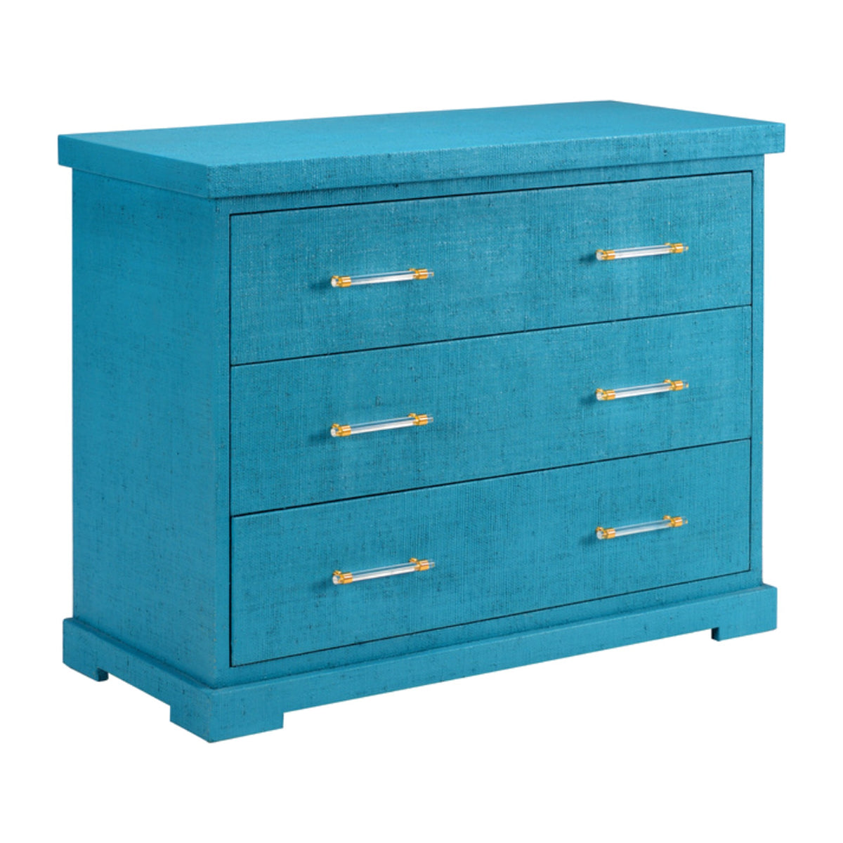 Blue Clifton Side Chest on a white background