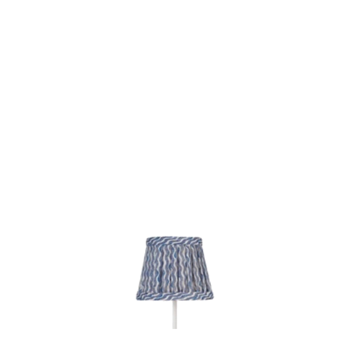 Blue Popple Fermoie Fabric Shade