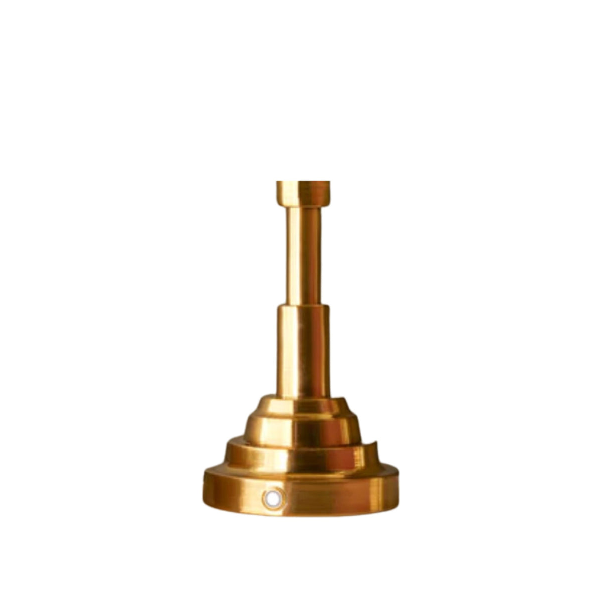 Brass Cordless Table Lamp, shown on a white background