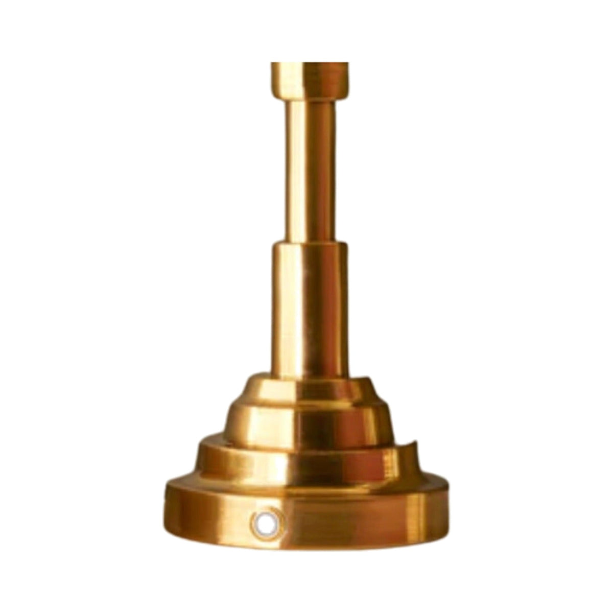 Brass Cordless Table Lamp, shown on a white background