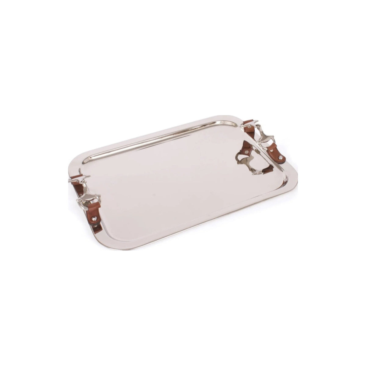Leather Bridle Tray on a white background