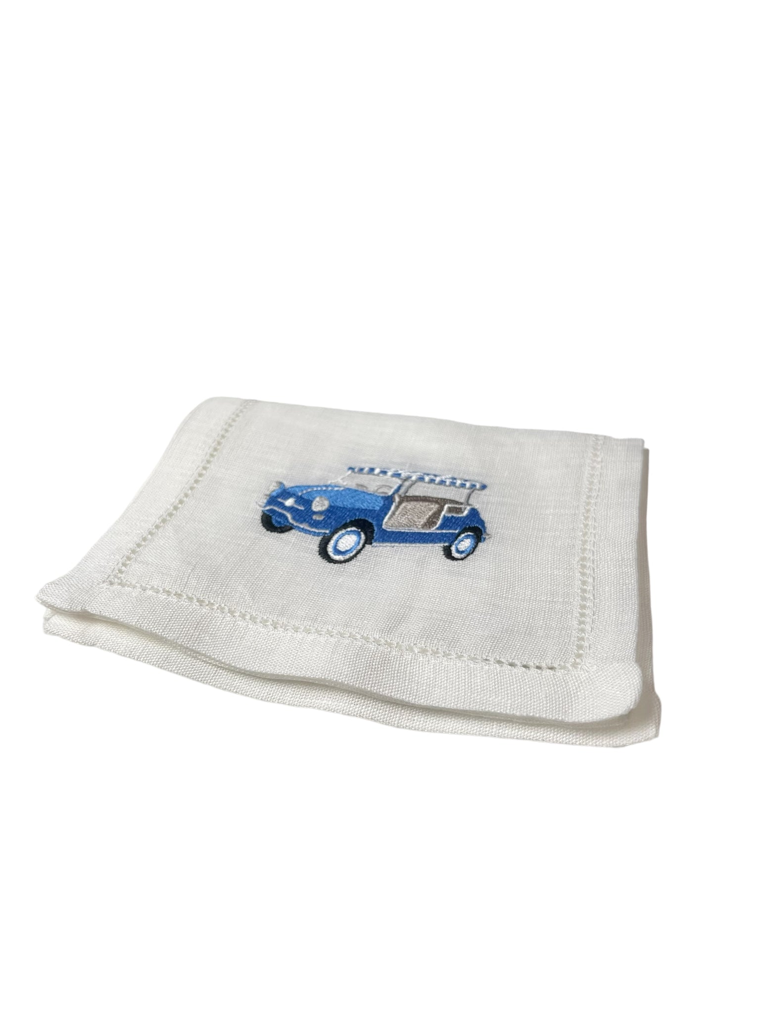 Blue Jolly Cocktail Napkins, Set of 4