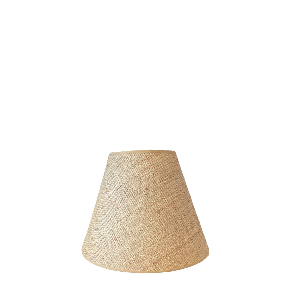 Danielle Rollins Madagascar Grasscloth LampShade on white