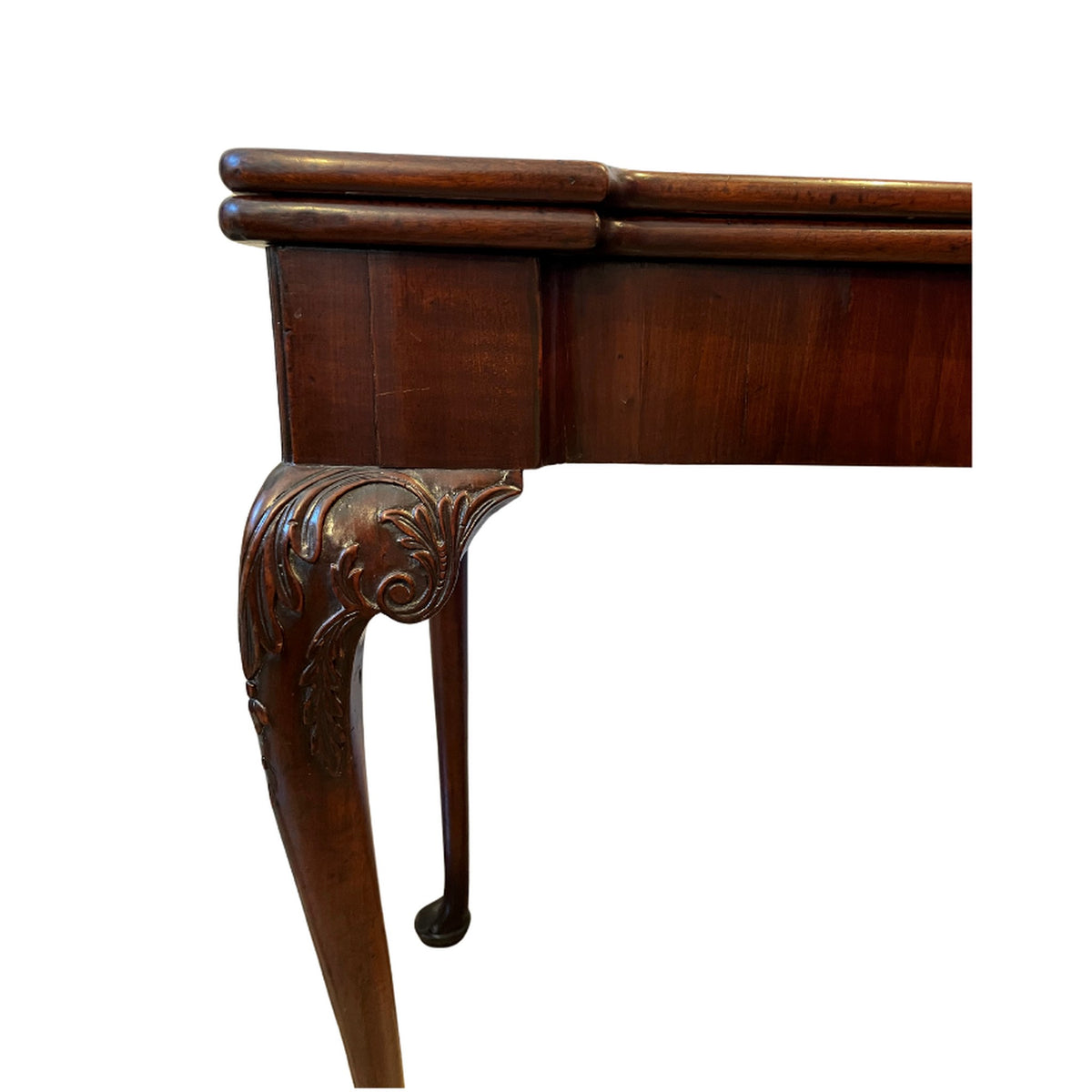 Early English Provincial Table on a white background