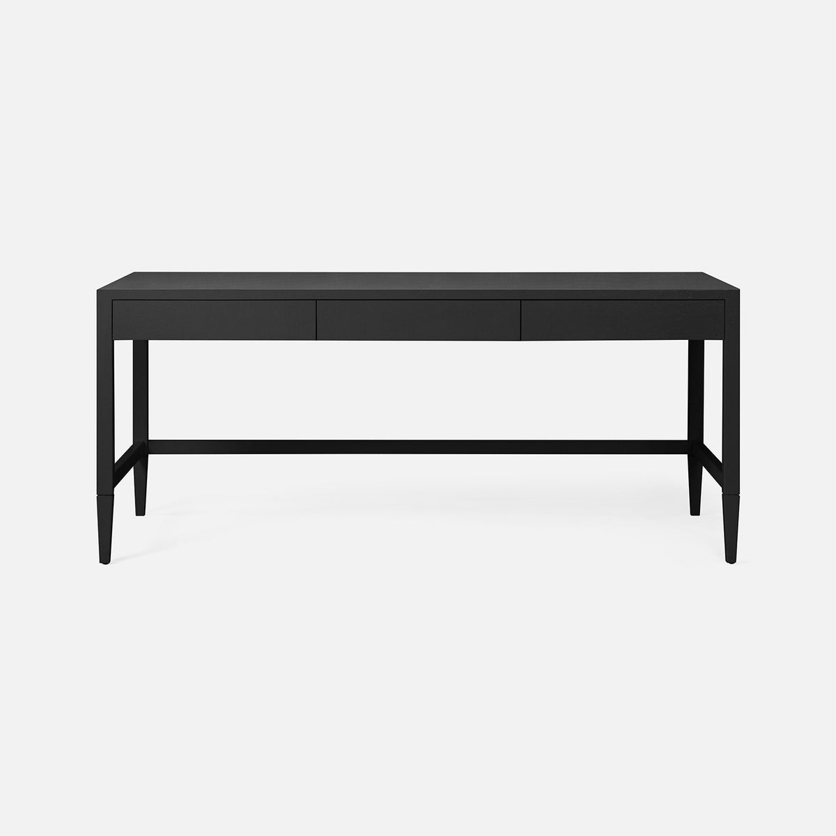 Conrad Desk in Black, 72"L x 34"W x 31"H