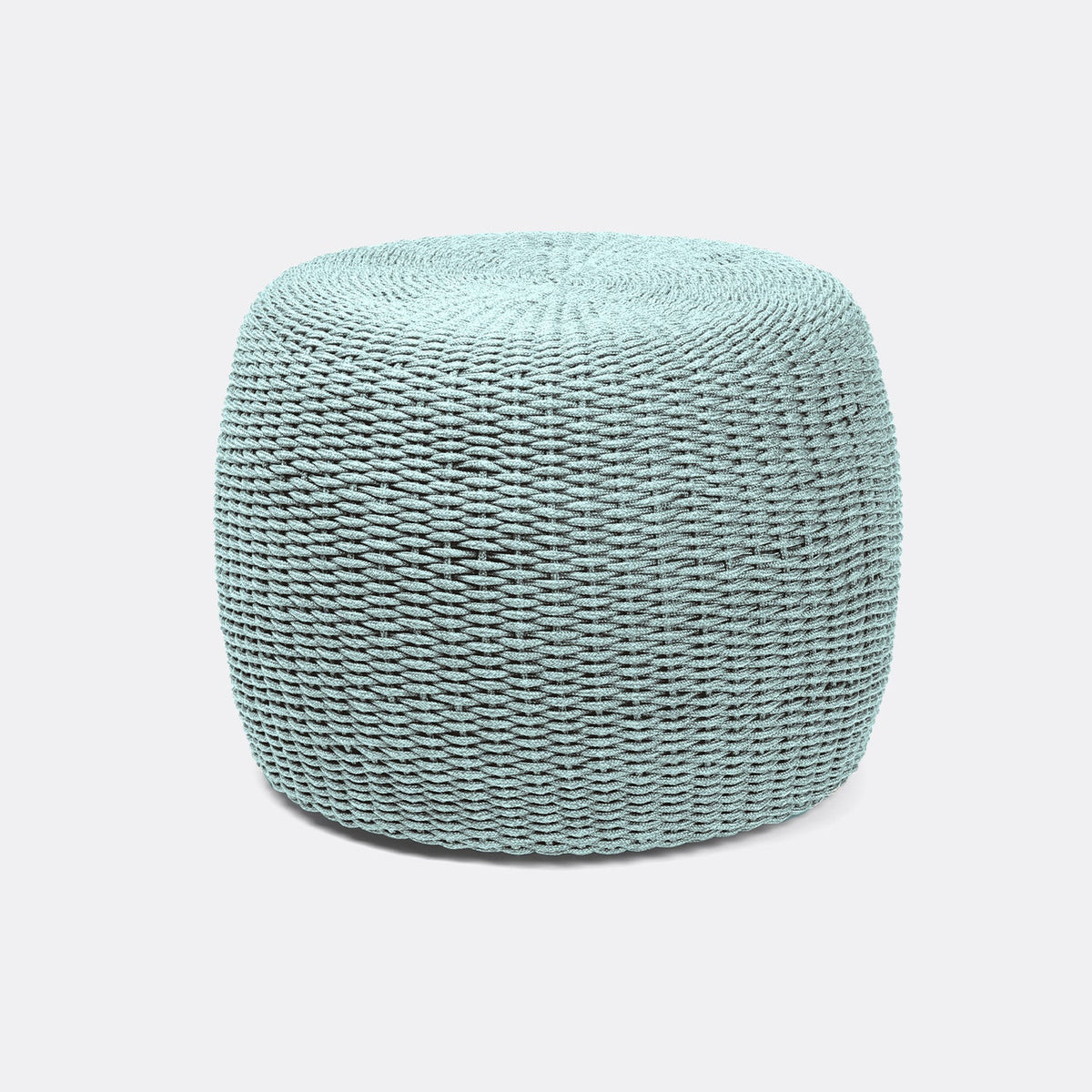 Elias Coffee Table in Arctic Blue, 24"D x 18"H
