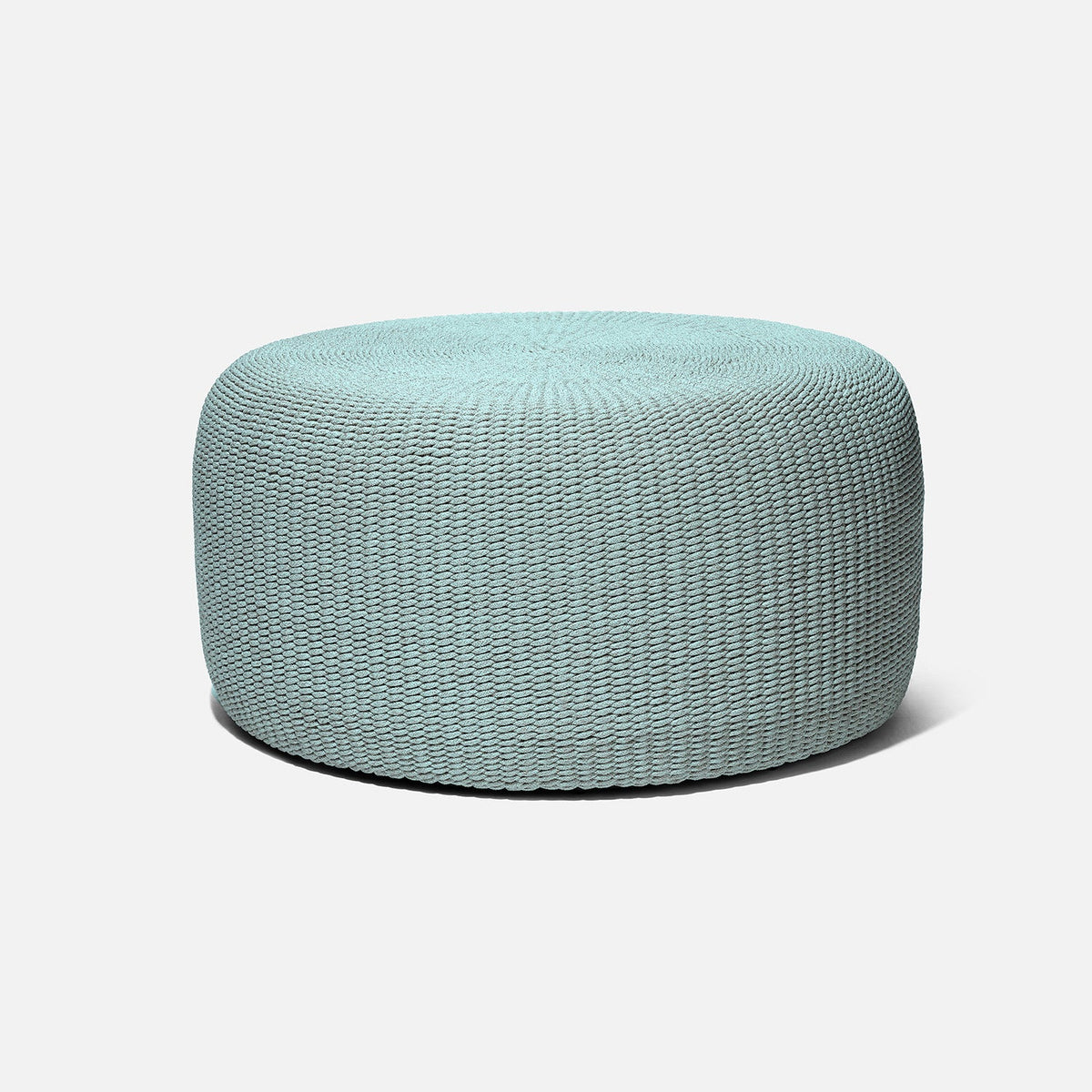 Elias Coffee Table in Arctic Blue, 36"D x 18"H