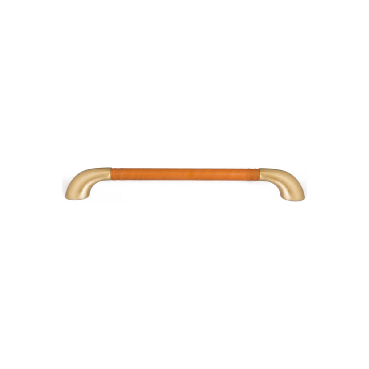 Leather & Brass Pull on white