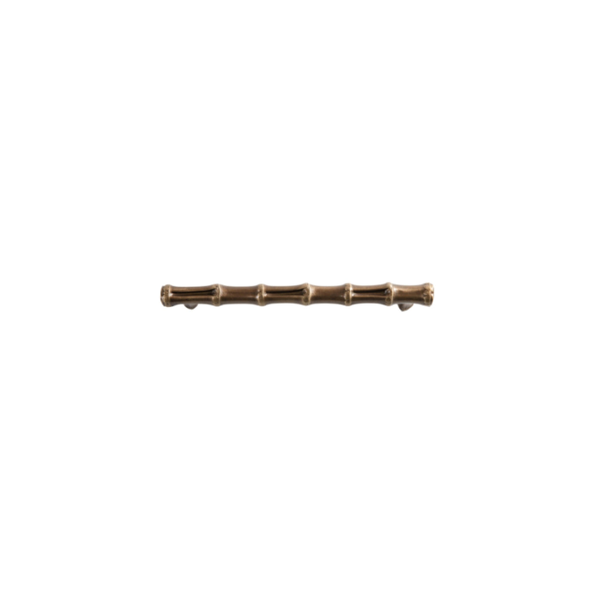 Bamboo Brass Pull Medium on white