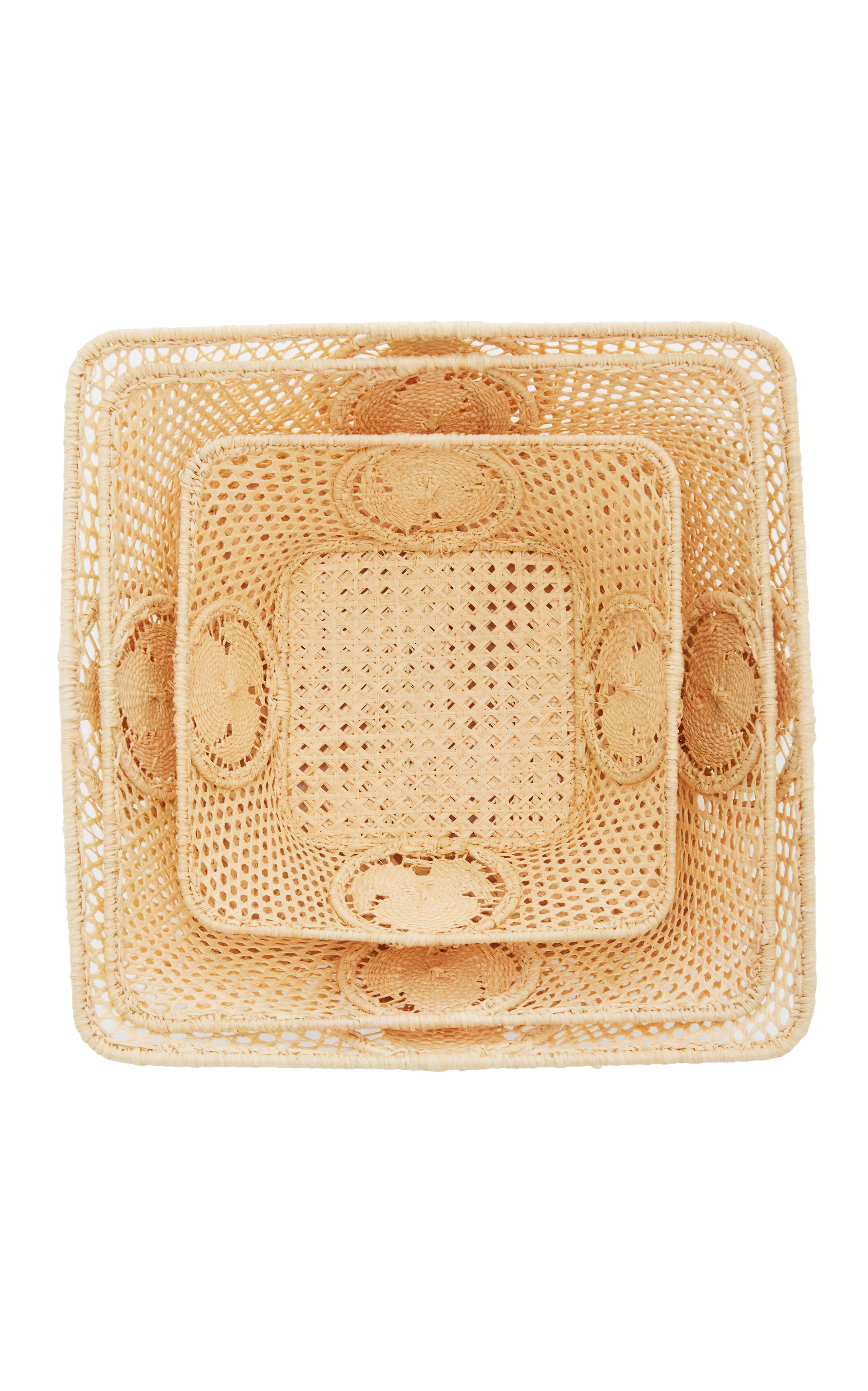 Square Nesting Baskets, Set of 3