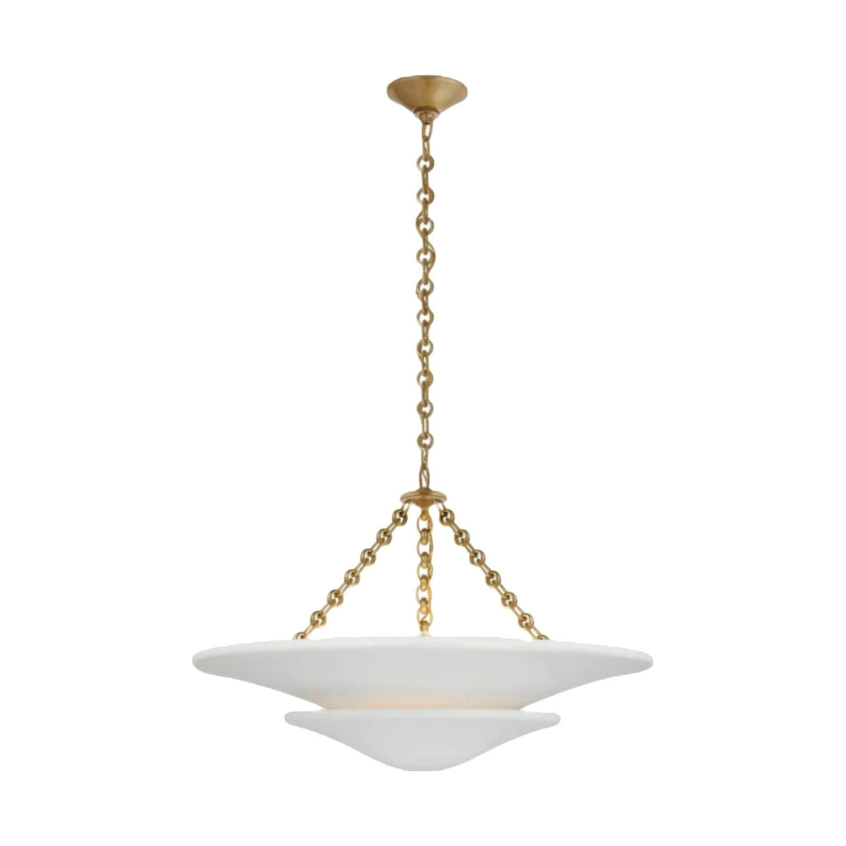 Mollino Medium Tiered Chandelier ceiling light on white